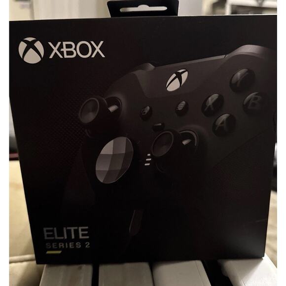 Microsoft Xbox One Elite Series 2 Controller Complete Fully - Black -USED - Picture 2 of 7